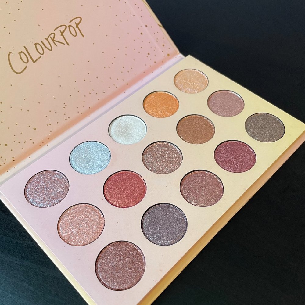 Colourpop Golden State of Mind Glitter Eyeshadow Palette
